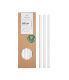 Original Home •• Thins White | Dinner kaars Wit ~ 10 stuks via De Groene Knoop