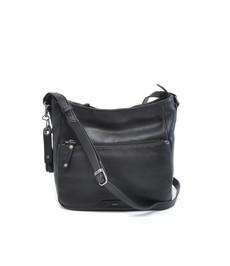 Berba LEREN DAMES CROSS-SHOULDER TAS SCOTCH • black via De Groene Knoop