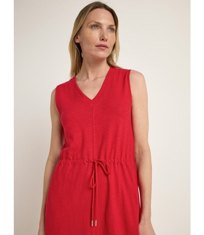 LANIUS •• Maxi jurk GOTS | Red from De Groene Knoop