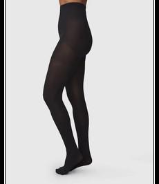SWEDISH STOCKINGS •• Panty stina bio cotton | Black via De Groene Knoop