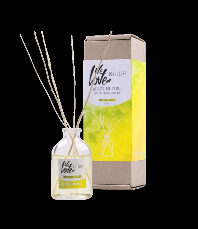 WE LOVE THE PLANET •• Natuurlijke Diffuser Darjeeling Delight | 50ml from De Groene Knoop