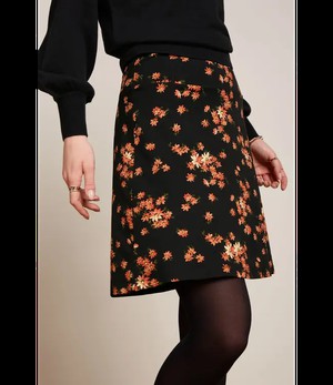 KING LOUIE •• Border Skirt Rivera | Black from De Groene Knoop