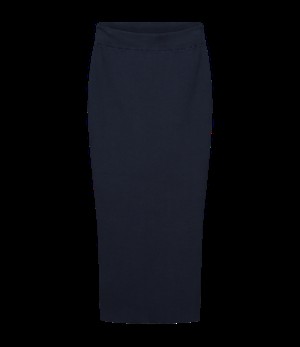 KUYICHI •• Keira Skirt | Dark Navy from De Groene Knoop