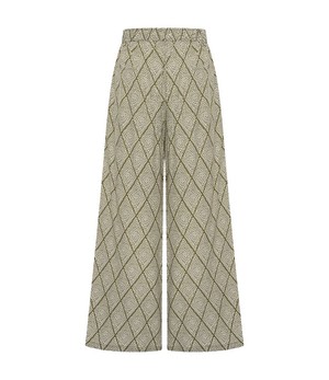 ZILCH •• Pants Wide | Argyle Army from De Groene Knoop