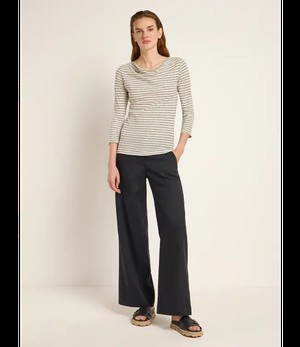 LANIUS •• Waterval shirt OCS | Creme/ Black from De Groene Knoop
