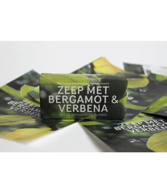 WERFZEEP •• Botanische Tuinenzeep - bergamot & verbena from De Groene Knoop
