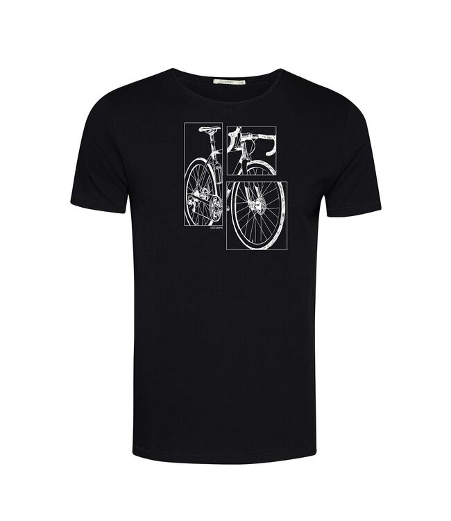 GREENBOMB •• T-shirt Bike Cut Spice | black from De Groene Knoop