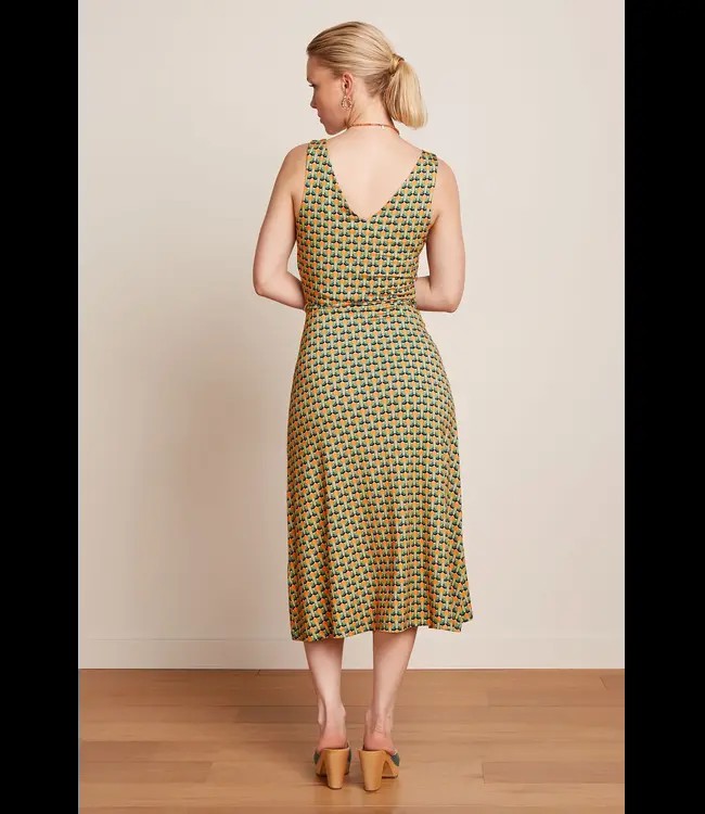 KING LOUIE •• Anna Dress Nova | Shell Orange from De Groene Knoop