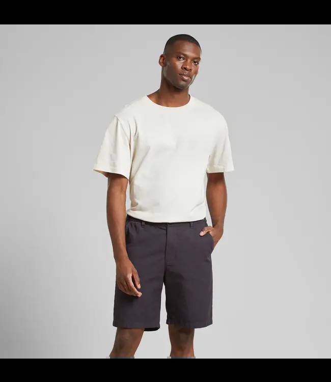 DEDICATED. •• Chino Shorts Nacka Canvas Phantom | Black from De Groene Knoop