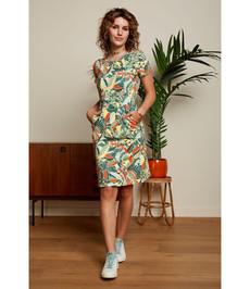 KING LOUIE •• Mona Dress Tamarind | organic cotton via De Groene Knoop