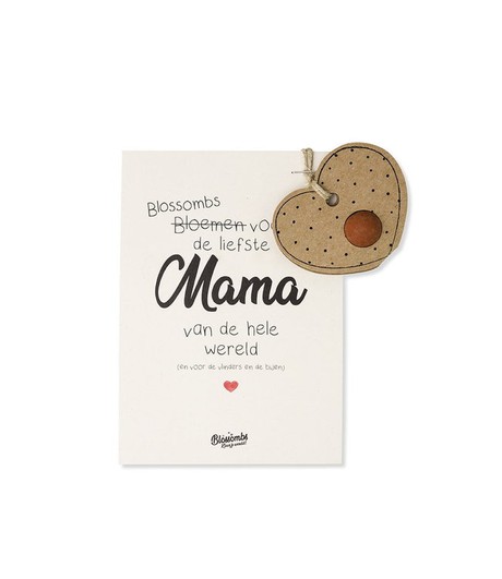 BLOSSOMBS •• HANGER HART OP KAART – MAMA from De Groene Knoop