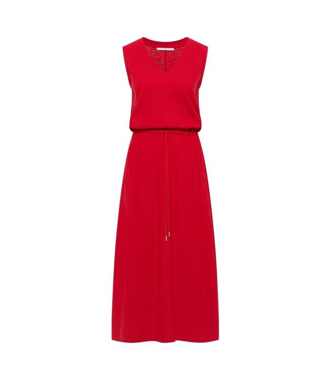 LANIUS •• Maxi jurk GOTS | Red from De Groene Knoop