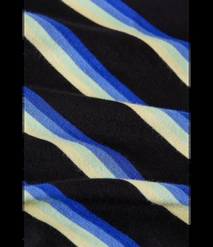 KING LOUIE ••Juno Midi Skirt Embla Stripe | Black from De Groene Knoop