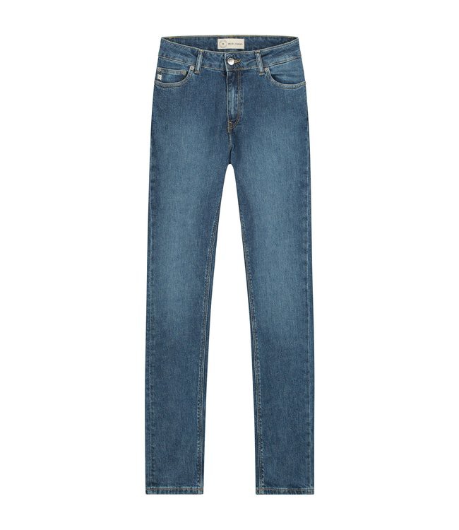 MUD Jeans •• Jeans Regular Swan | Authentic Indigo - RCY from De Groene Knoop