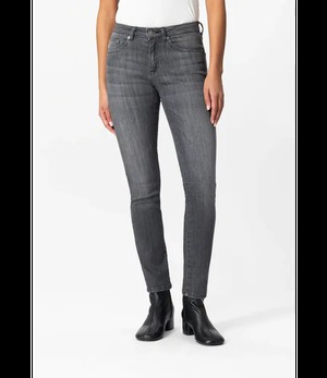 MUD Jeans •• Jeans Faye Straight | Authentic Black from De Groene Knoop