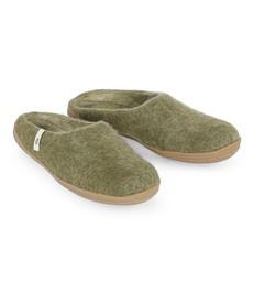 EGOS Copenhagen •• Slipper Rubberen Zool Moss Green via De Groene Knoop