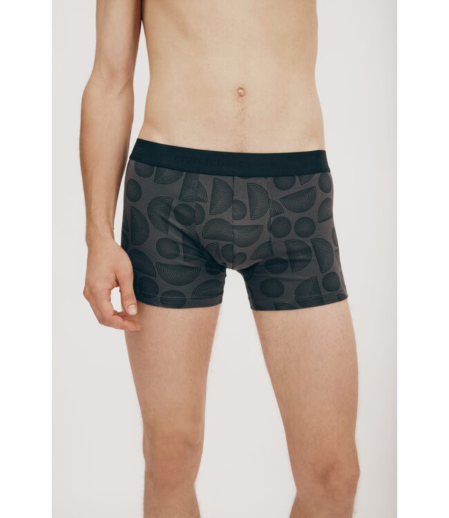 Organic Basics •• Core Boxers 3-pack | slate + black from De Groene Knoop