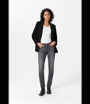 MUD Jeans •• Jeans Faye Straight | Authentic Black from De Groene Knoop