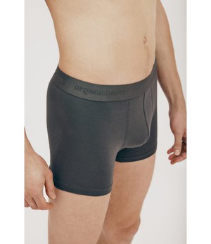 Organic Basics •• Core Boxers 3-pack | slate + black from De Groene Knoop