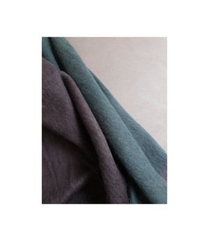 Bufandy •• Brushed Ombre Pine Grove | Alpaca Shawl from De Groene Knoop