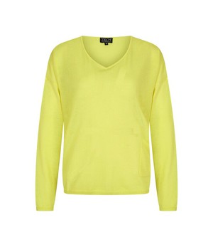 ZILCH •• Wide Sweater | Lemon from De Groene Knoop