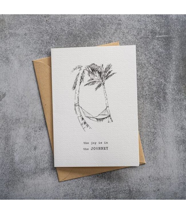 A BEAUTIFUL STORY •• Greeting Card Palmtrees from De Groene Knoop