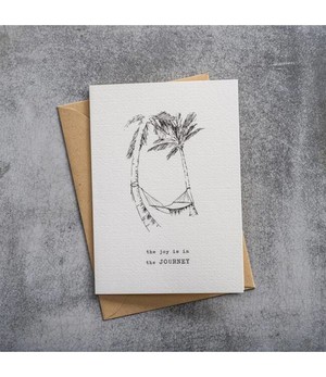 A BEAUTIFUL STORY •• Greeting Card Palmtrees from De Groene Knoop