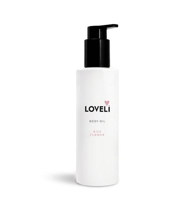 LOVELI •• Body oil | Rice Flower from De Groene Knoop