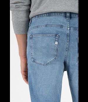 MUD Jeans •• Jeans Slimmer Rick - Old Stone from De Groene Knoop