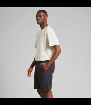 DEDICATED. •• Chino Shorts Nacka Canvas Phantom | Black from De Groene Knoop