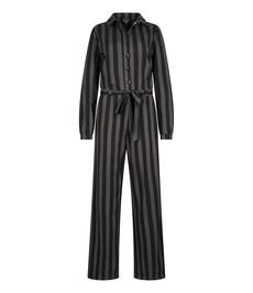 ZILCH •• Jumpsuit | Stripes Black via De Groene Knoop