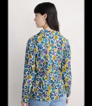 SEASALT CORNWALL •• Larissa Shirt | Zennor Blooms Chalk from De Groene Knoop