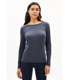 ARMEDANGELS •• T-shirt JAALEAA | Moonlight Gray via De Groene Knoop
