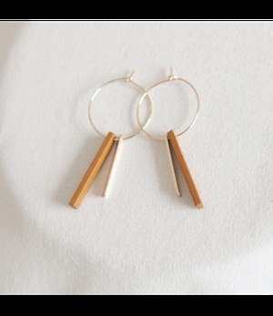 Studio NokNok •• OORBELLEN BASIC.02 CARAMEL from De Groene Knoop