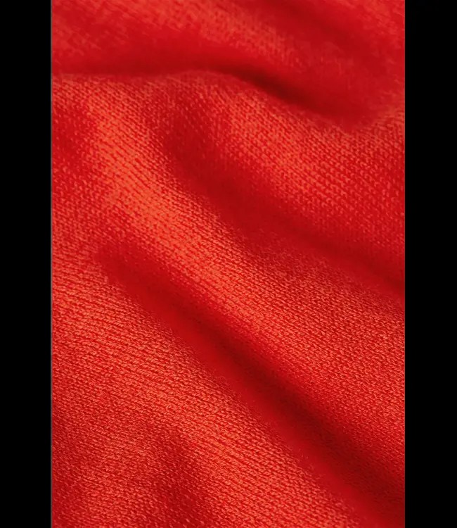 KING LOUIE •• Valentina Top Club | Spicy Orange Short Sleeve from De Groene Knoop