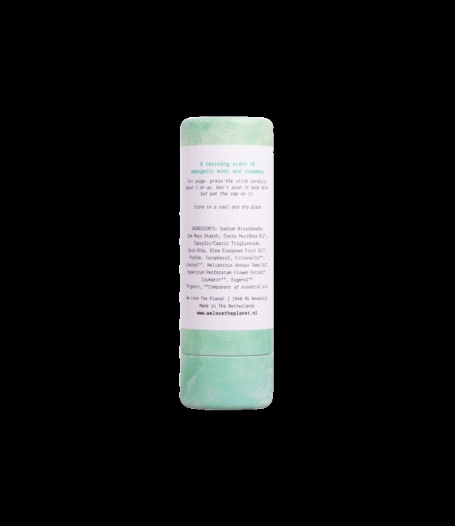 WE LOVE THE PLANET Natuurlijke deodorant  stick | Mighty Mint from De Groene Knoop