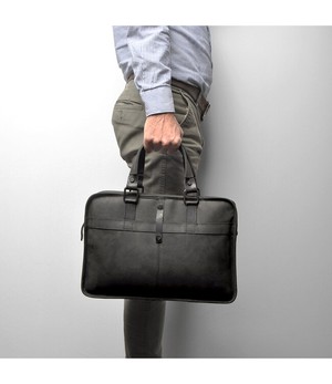Berba •• Business bag | black from De Groene Knoop