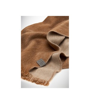 Bufandy •• Brushed Doble Mocha Whip | Alpaca Shawl from De Groene Knoop