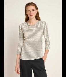 LANIUS •• Waterval shirt OCS | Creme/ Black via De Groene Knoop