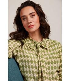 KING LOUIE •• Delia Blouse Farrow | Guacemole via De Groene Knoop