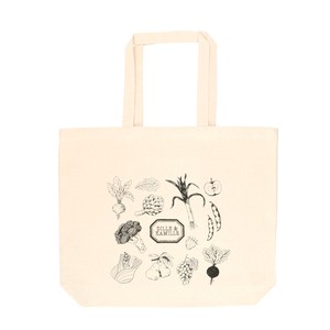 Canvas tas, Dille & Kamille, bio-katoen, groente,groot, 48 x 40 x 10 cm from Dille & Kamille