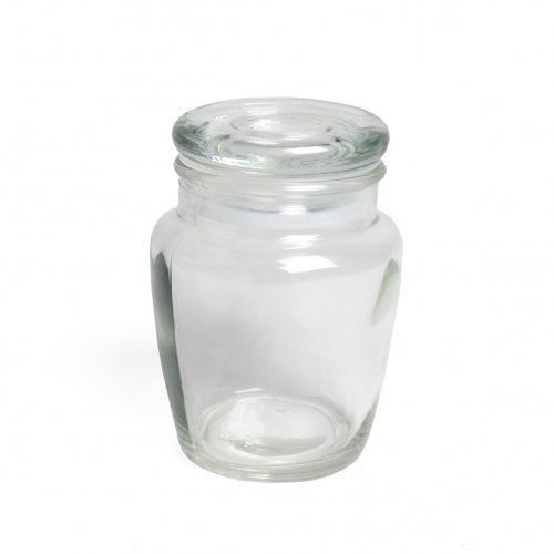 Kruidenpotje met glazen deksel, taps, 150 ml from Dille & Kamille