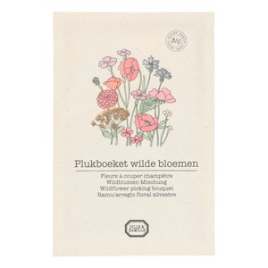 Bloemenzaden, biologisch, plukboeket wilde bloemen from Dille & Kamille