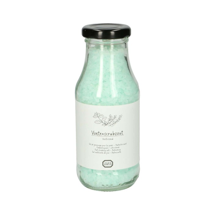 Voetenscrubzout verfrissend, 240 ml from Dille & Kamille