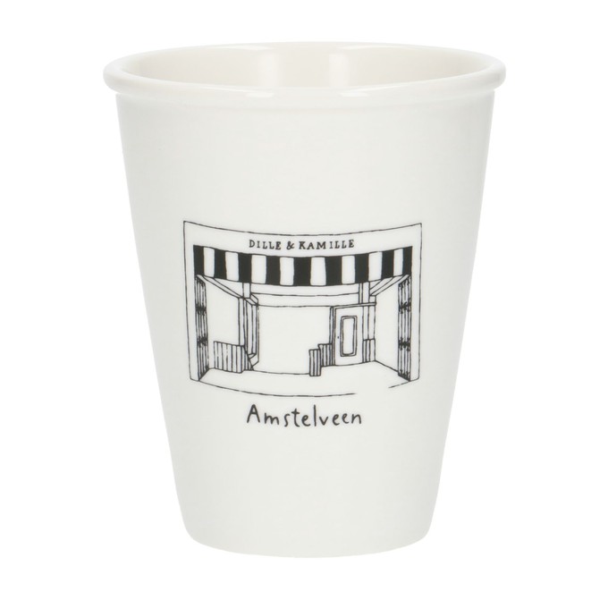 Gevel mok, Amstelveen, porselein, 200 ml from Dille & Kamille