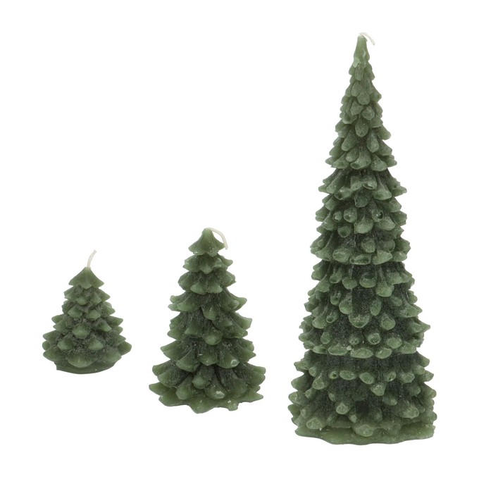 Kaars dennenboom, donkergroen from Dille & Kamille