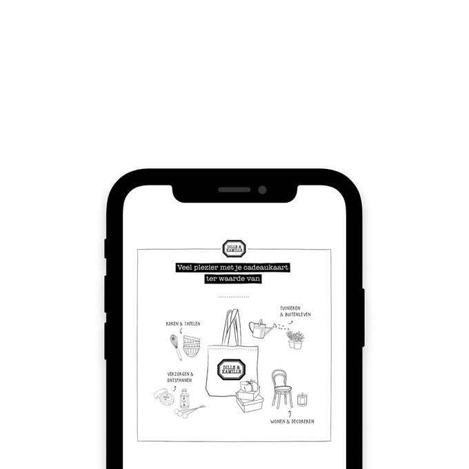Digitale cadeaukaart € 50 from Dille & Kamille