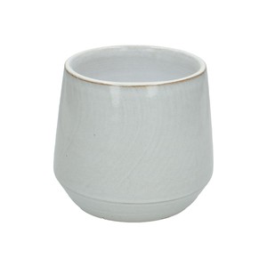 Bloempot, steengoed, wit, Ø 15 cm from Dille & Kamille