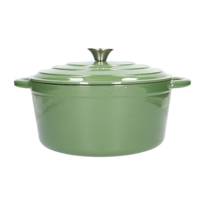 Braadpan, gietijzer, groen, Ø 29 cm from Dille & Kamille