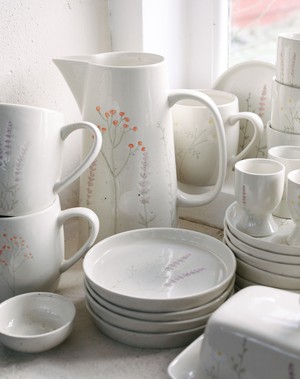 Theemok XL, steengoed, lavendel from Dille & Kamille